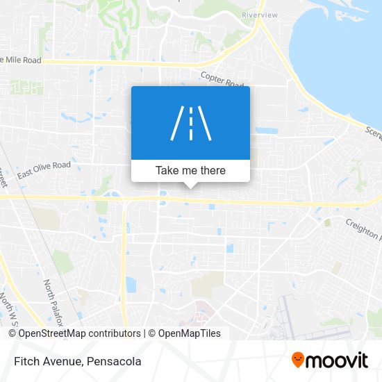 Mapa de Fitch Avenue