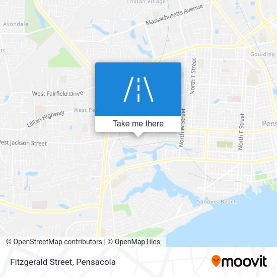 Mapa de Fitzgerald Street
