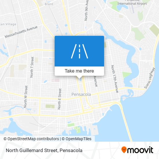 North Guillemard Street map