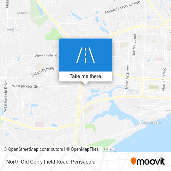How to get to North Old Corry Field Road, West Pensacola by Bus?