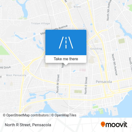 Mapa de North R Street