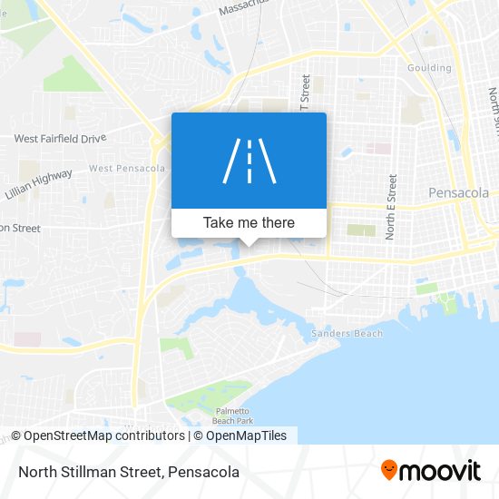 North Stillman Street map