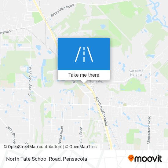 North Tate School Road map