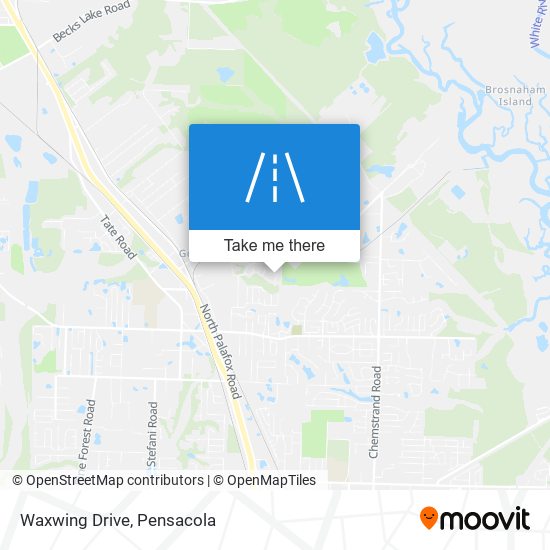 Waxwing Drive map