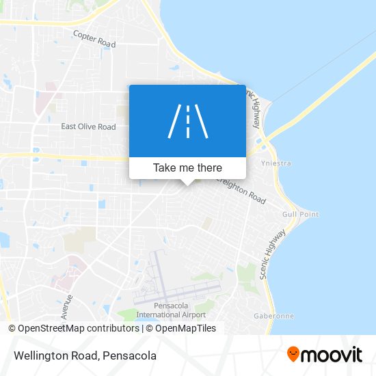 Wellington Road map