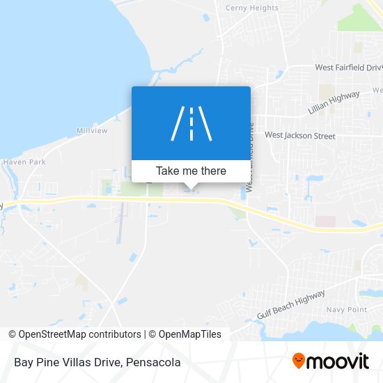 Mapa de Bay Pine Villas Drive