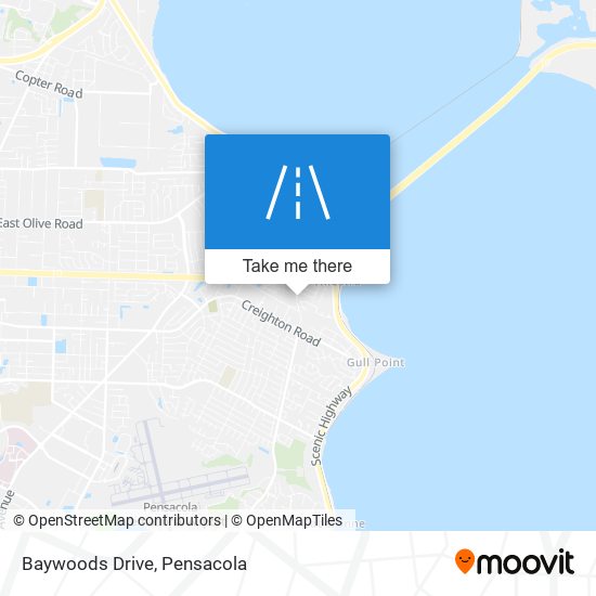 Baywoods Drive map