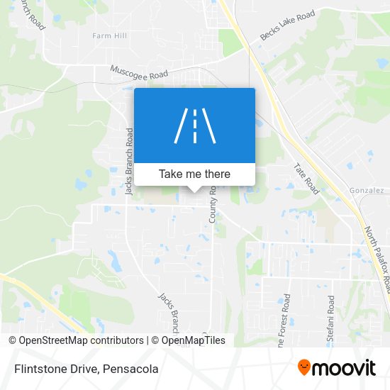 Flintstone Drive map