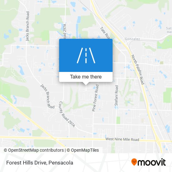 Forest Hills Drive map