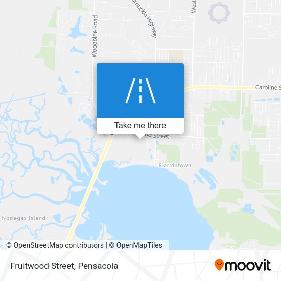 Mapa de Fruitwood Street