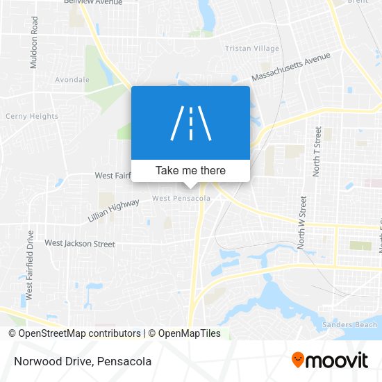 Mapa de Norwood Drive