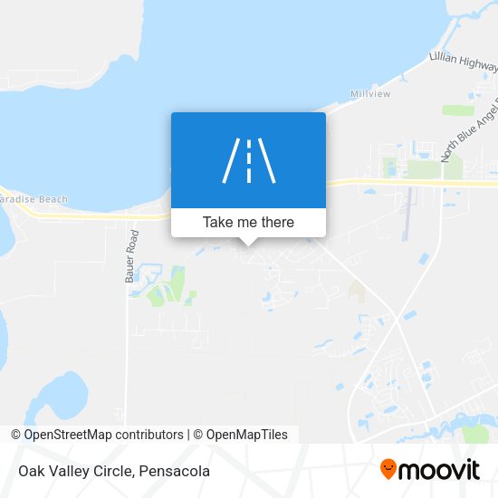 Oak Valley Circle map