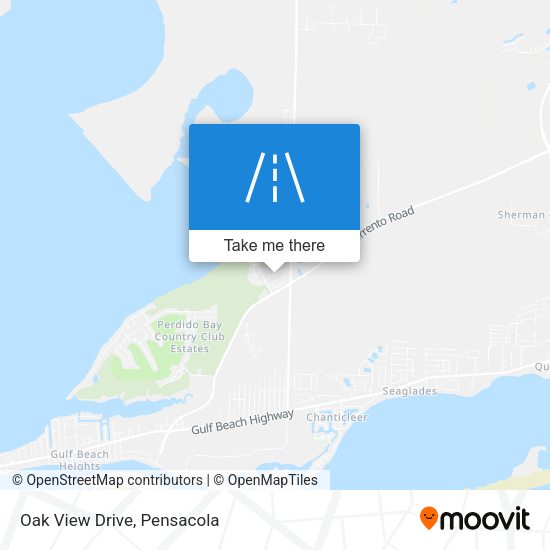 Mapa de Oak View Drive