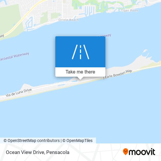 Ocean View Drive map