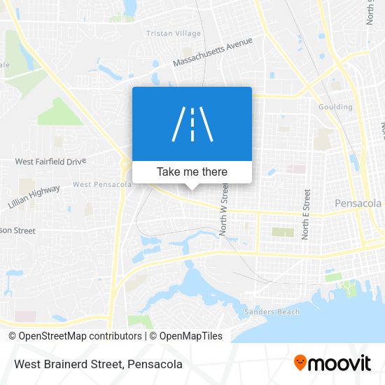 Mapa de West Brainerd Street