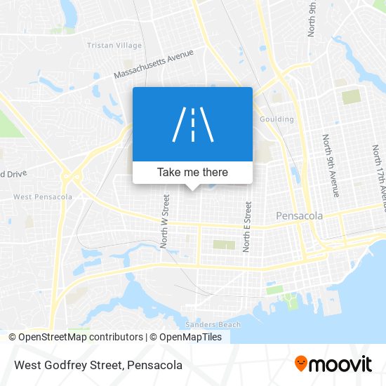 West Godfrey Street map