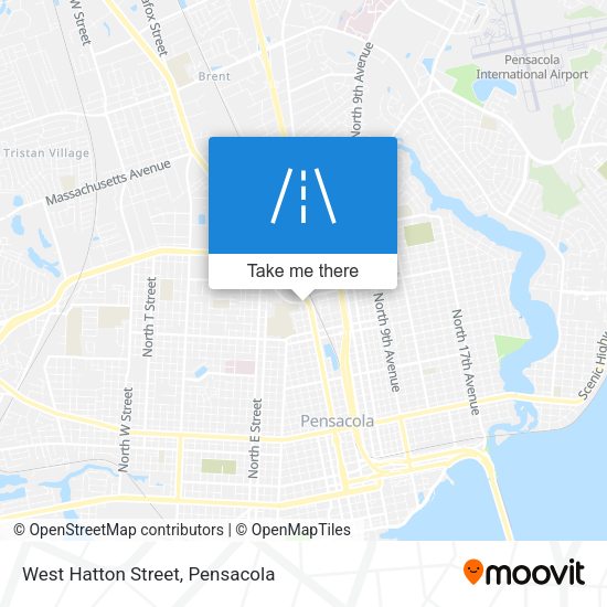 West Hatton Street map