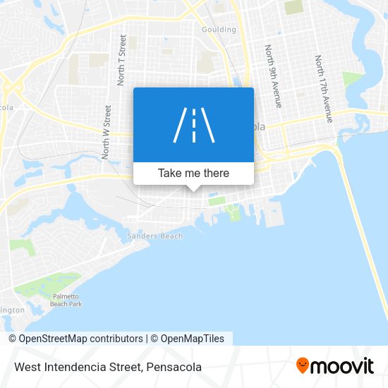 West Intendencia Street map