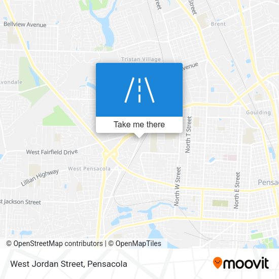 West Jordan Street map