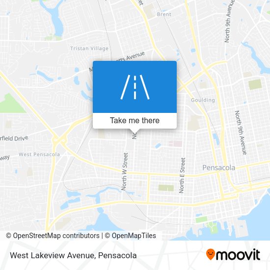 West Lakeview Avenue map