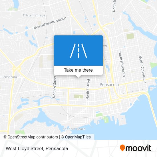 West Lloyd Street map