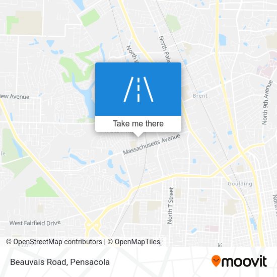 Mapa de Beauvais Road