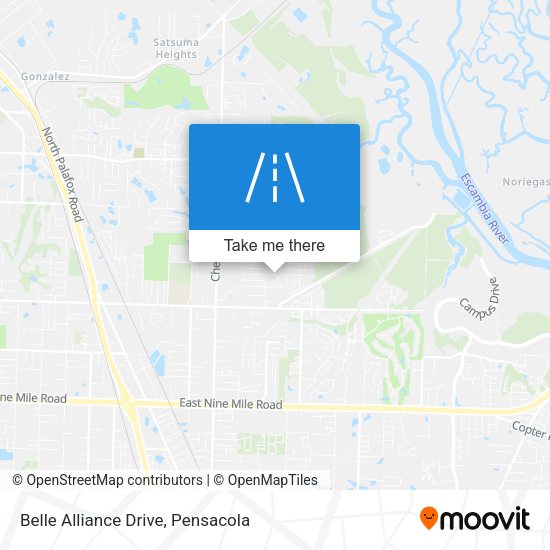 Belle Alliance Drive map
