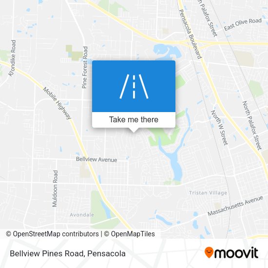 Mapa de Bellview Pines Road