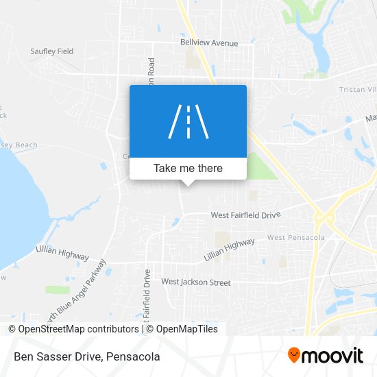 Ben Sasser Drive map