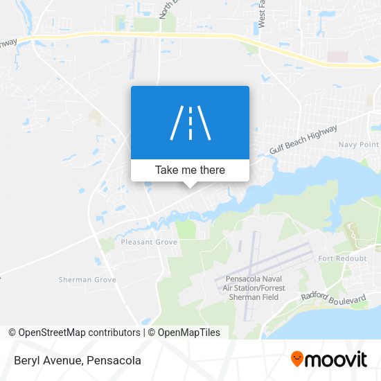 Mapa de Beryl Avenue