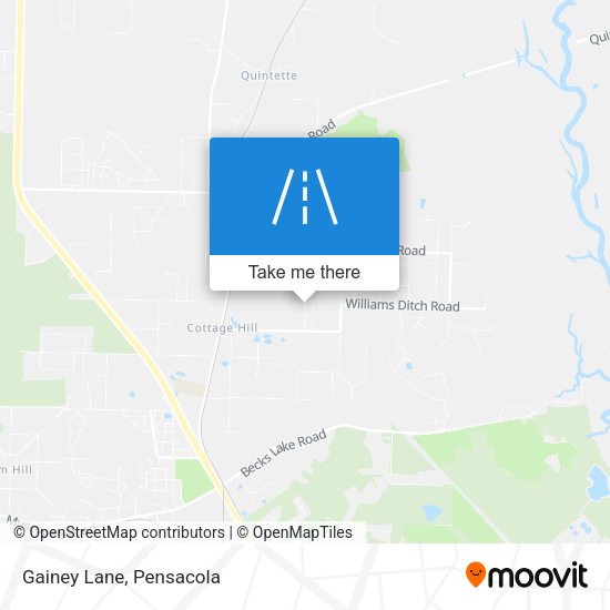 Mapa de Gainey Lane