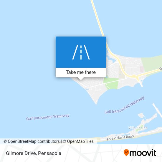 Mapa de Gilmore Drive