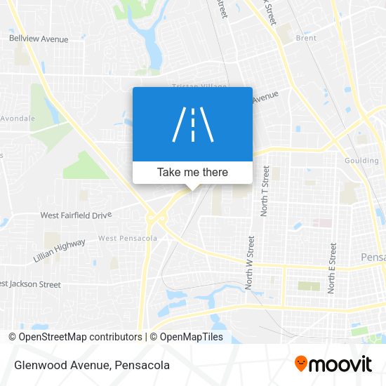 Mapa de Glenwood Avenue