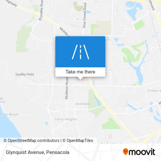 Glynquist Avenue map