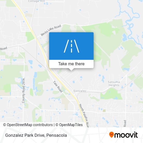 Gonzalez Park Drive map