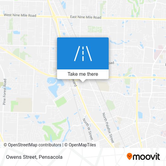 Mapa de Owens Street