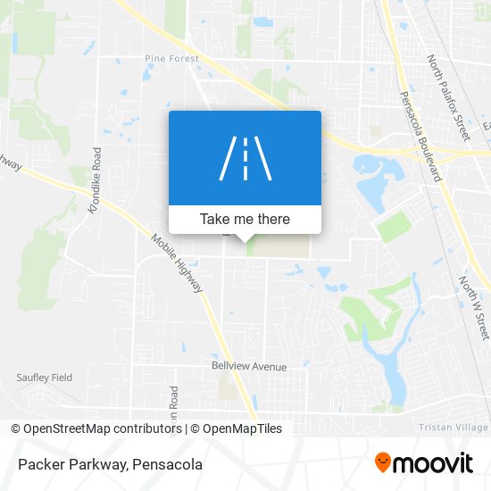 Packer Parkway map