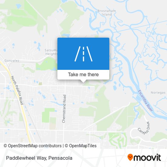 Paddlewheel Way map