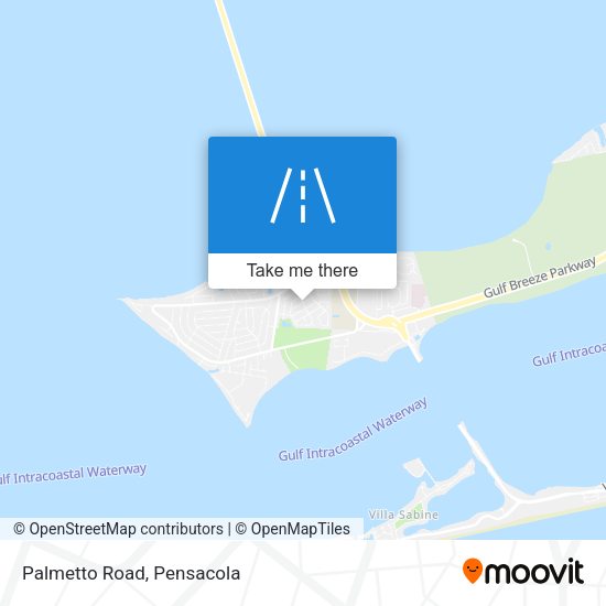 Mapa de Palmetto Road