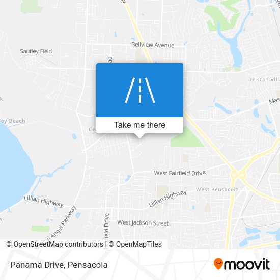Mapa de Panama Drive