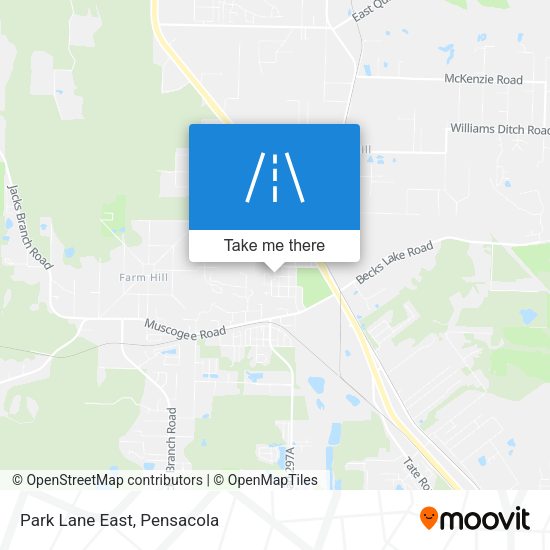 Mapa de Park Lane East