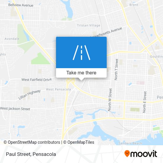 Mapa de Paul Street