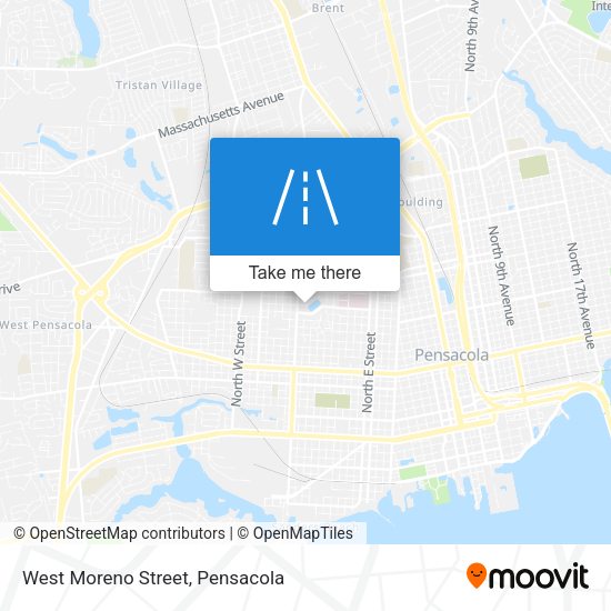 Mapa de West Moreno Street