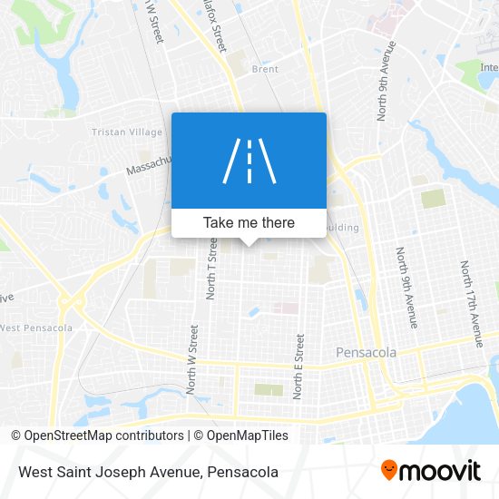 Mapa de West Saint Joseph Avenue