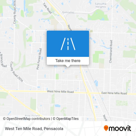 Mapa de West Ten Mile Road