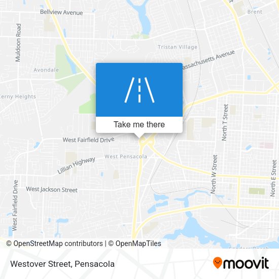Mapa de Westover Street