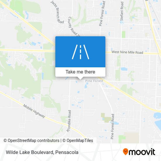 Wilde Lake Boulevard map