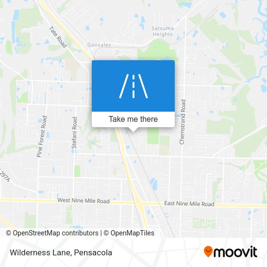 Mapa de Wilderness Lane