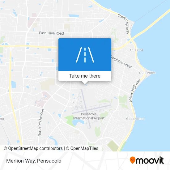 Mapa de Merlion Way