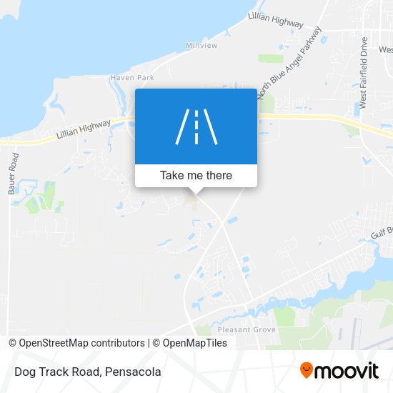 Mapa de Dog Track Road